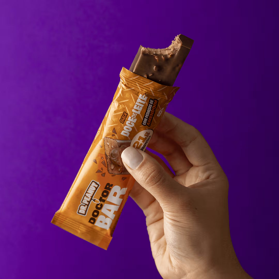 DOCTOR BAR DR. PEANUT CONFITURE DE LAIT (8 unités de 62g)