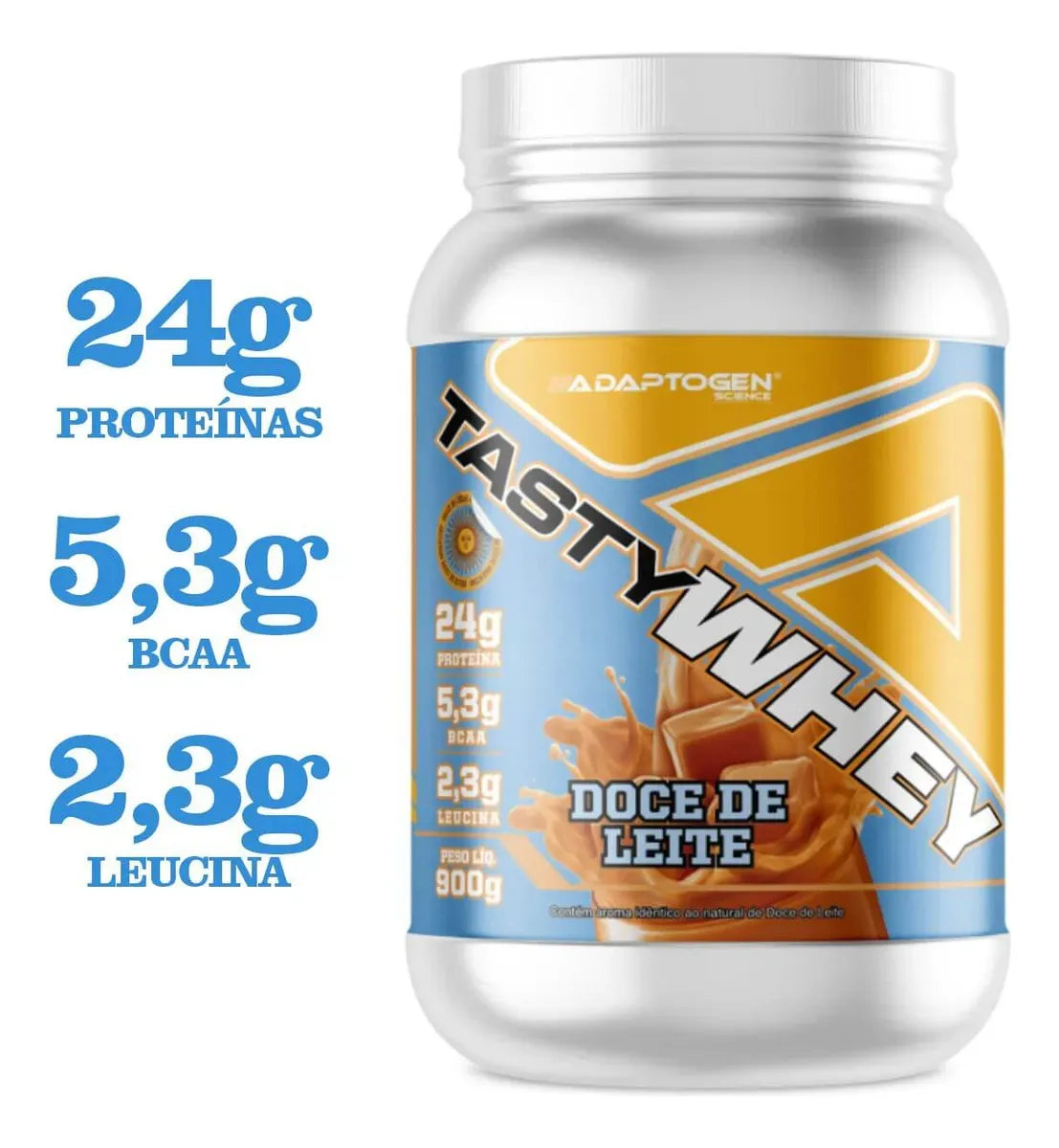 TASTY WHEY ADAPTOGEN CONFITURE DE LAIT (pot de 900g)