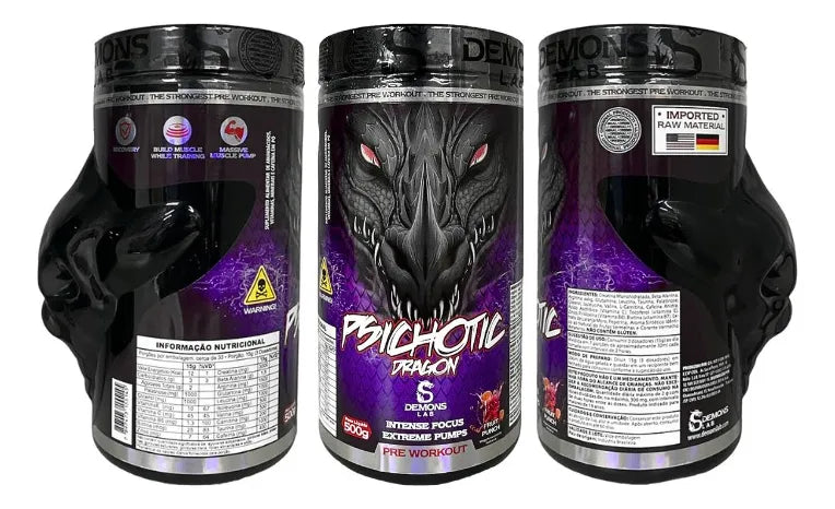 PSICHOTIC DEMONS LAB DRAGON FRUIT PUNCH (pot de 500g)