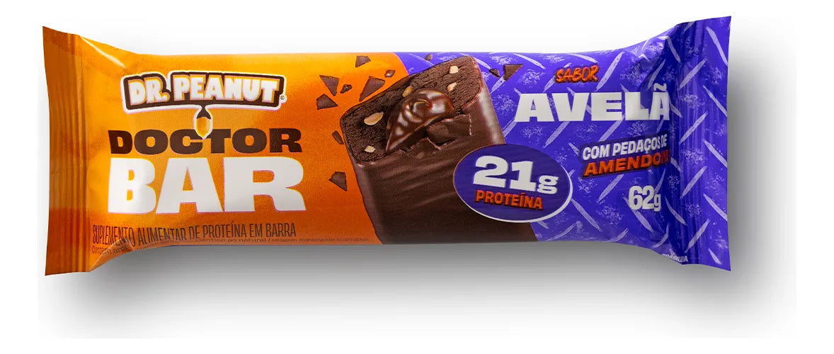 DOCTOR BAR DR. PEANUT NOISETTE (8 unités de 62g)